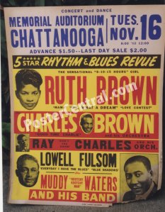 Muddy Waters 1954 Chattanooga poster